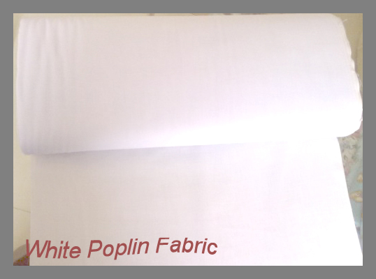 White T/C Poplin Fabric