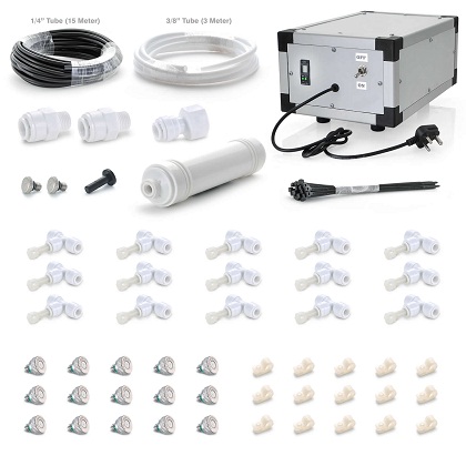 AVAILABLE: SANITIZATION SYSTEM 15 Nozzle Misting System With Sensor