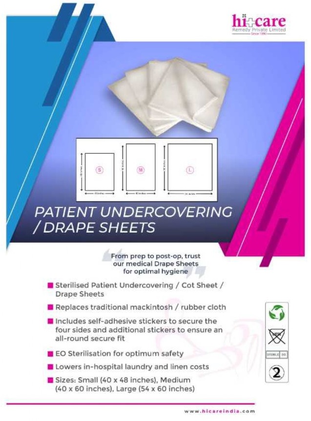 PATIENT UNDERCOVERING / DRAPE SHEETS (size - 54