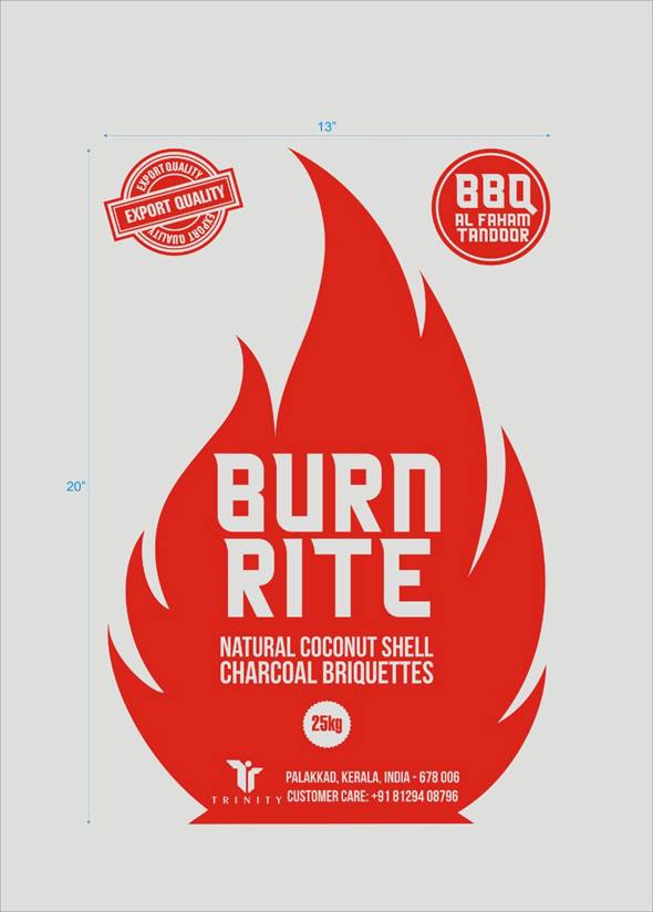 BURNRITE - COCONUT SHELL CHARCOAL RESTAURANT GRADE