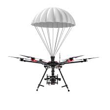 Attack drone with parachute recovery and re -usability by Buzzy Day Enterprises