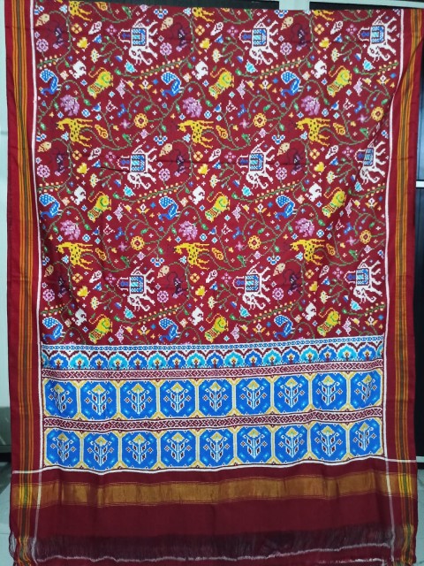 PATOLA SAREE DOUBAL IKKAT