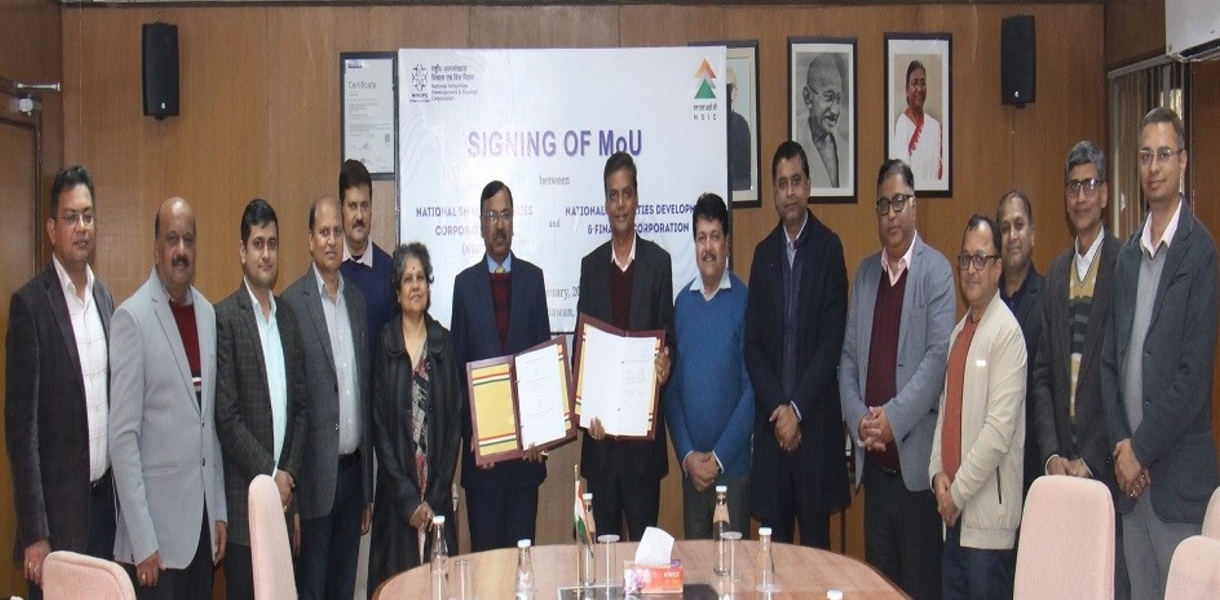  NMDFC and NSIC Sign MoU 