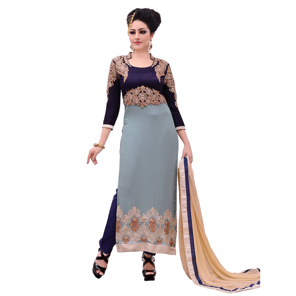 Georgette Suit Bottom And Dupatta