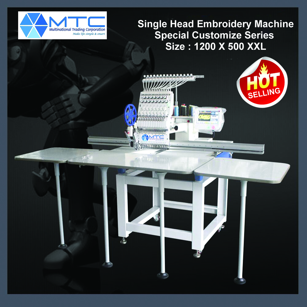 single head embroidery machine