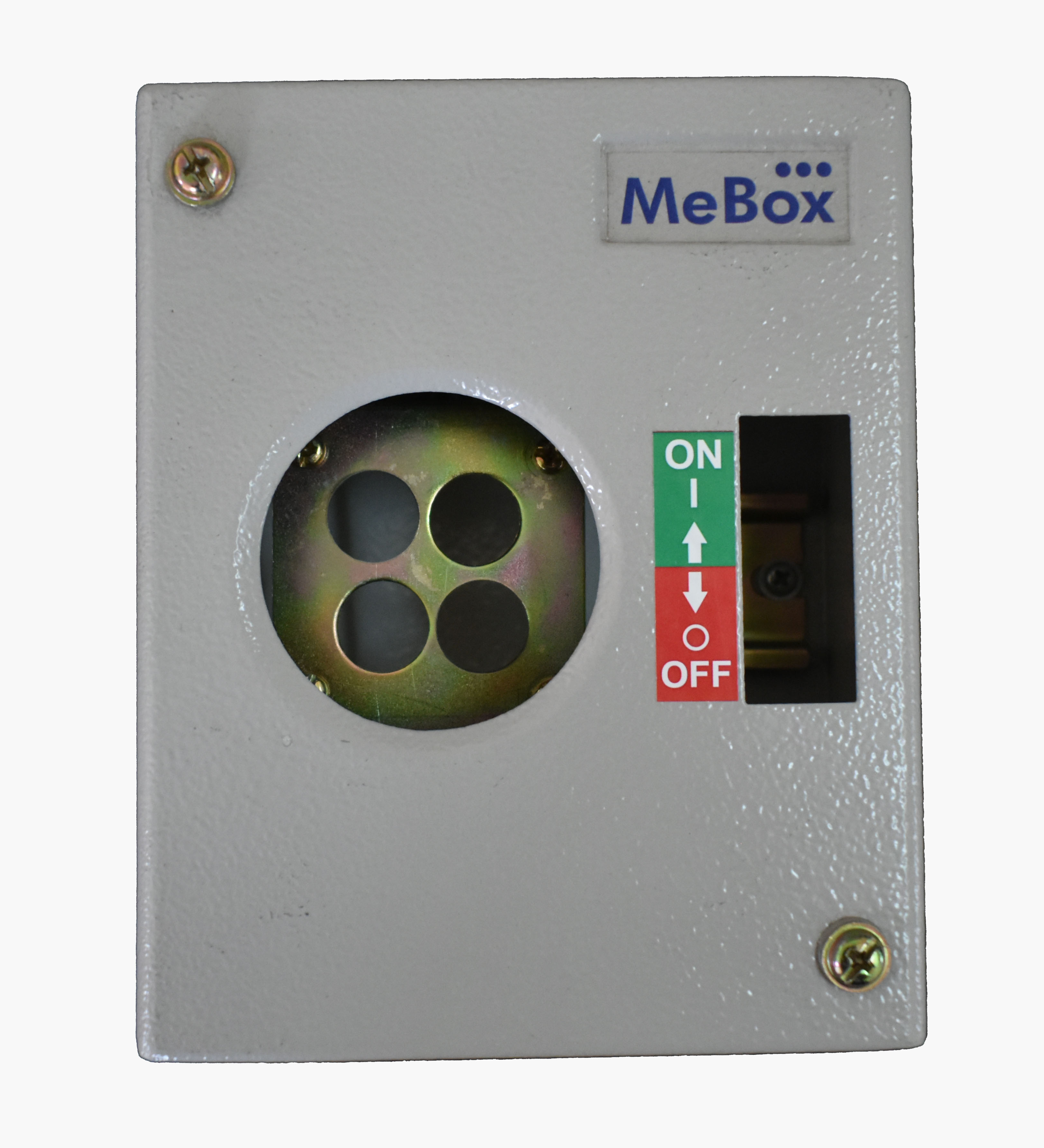 AC Box Single Phase Metal Clad Socket & 1 Pole MCB 