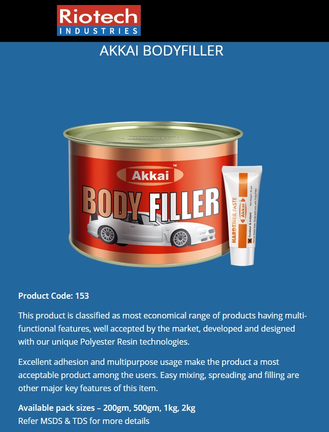 Akkai Body Filler