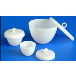 Crucible with Lid Porcelain