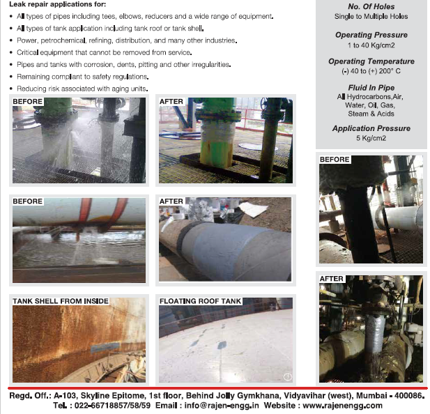 Online Leak Sealing for Pipes