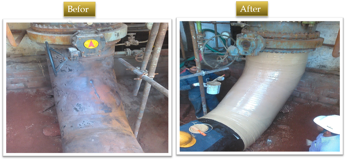 Strengthening of Corroded & Weak Pipes