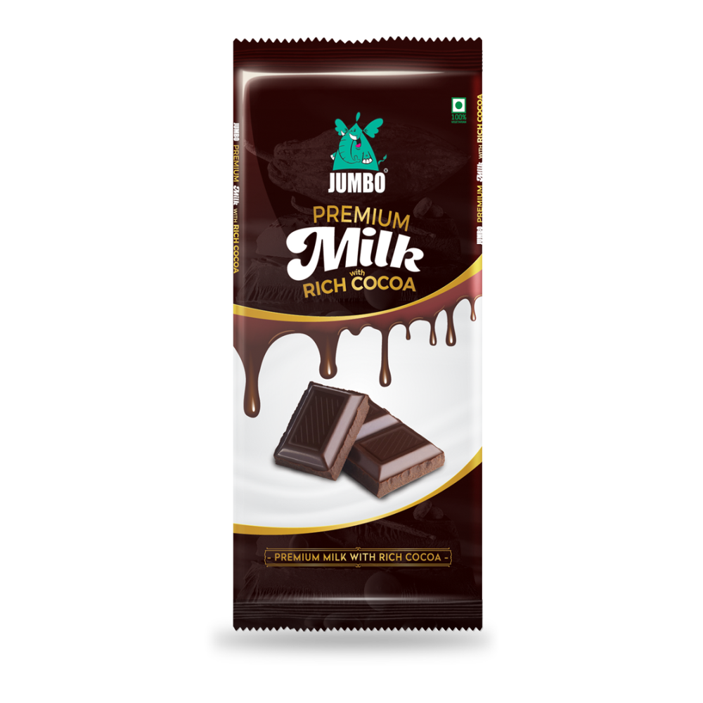 Jumbo Premium Rich Milk Chocolate -  34gms