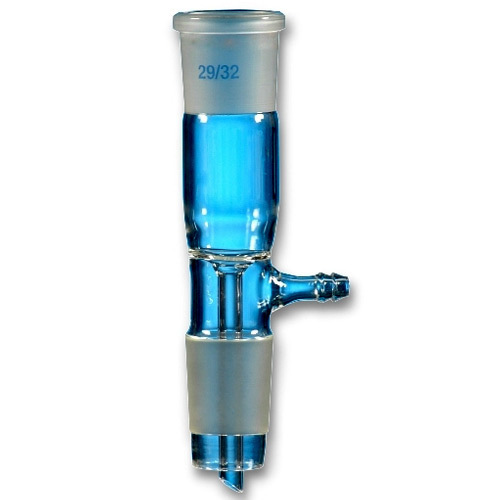 Receiver Adapters Straight with Vacuum Connection 