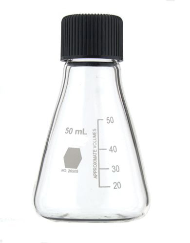 Flasks Conical with  Screw Cap  & Teflon Liner 