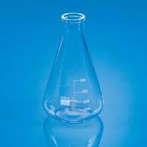 Flask Erlenmeyer (Conical) Narrow Mouth Graduated 