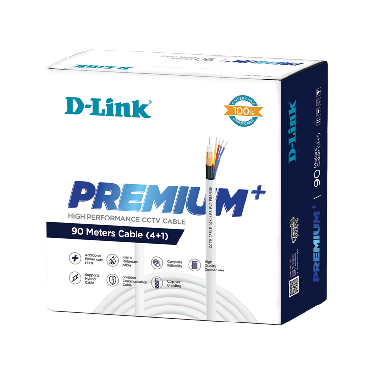 D-LINK (4+1) Premium CCTV cable