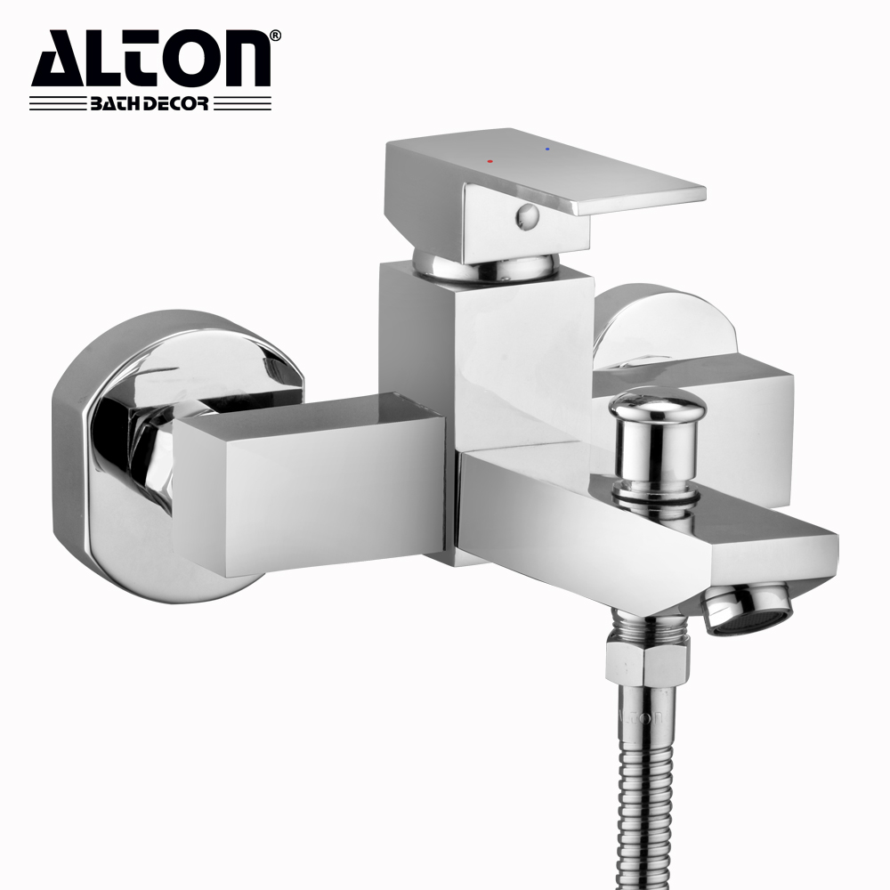 ALTON EDGE SINGLE LEVER WALL MIXER WITH TELE SHOWER ARRANGEMENT ONLY