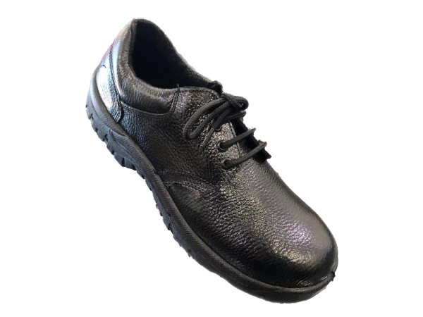 SAFETY SHOE LOW ANKLE WITH DIRECTLY MOULDED SINGLE DENSITY PU SOLE ISI APPROVED