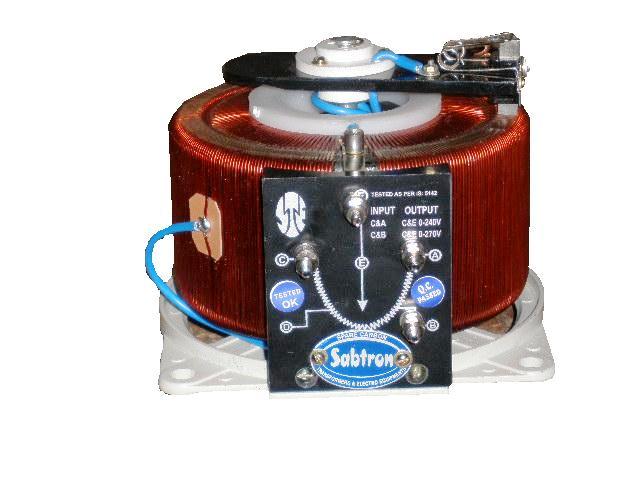 10 AMPS SSINGLE PHASE VARIABLE TRANSFSORMER OPEN TYPE