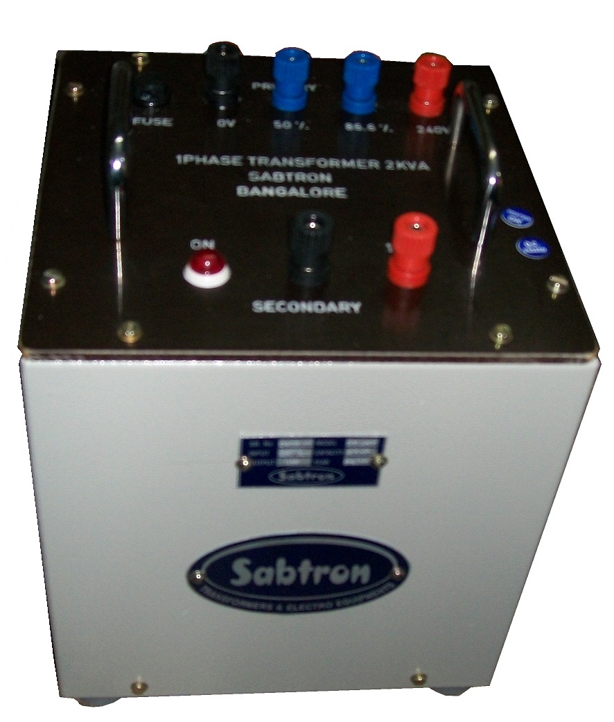 3KVA SINGLE PHASE ISOLATION TRANSFORMER BOX TYPE