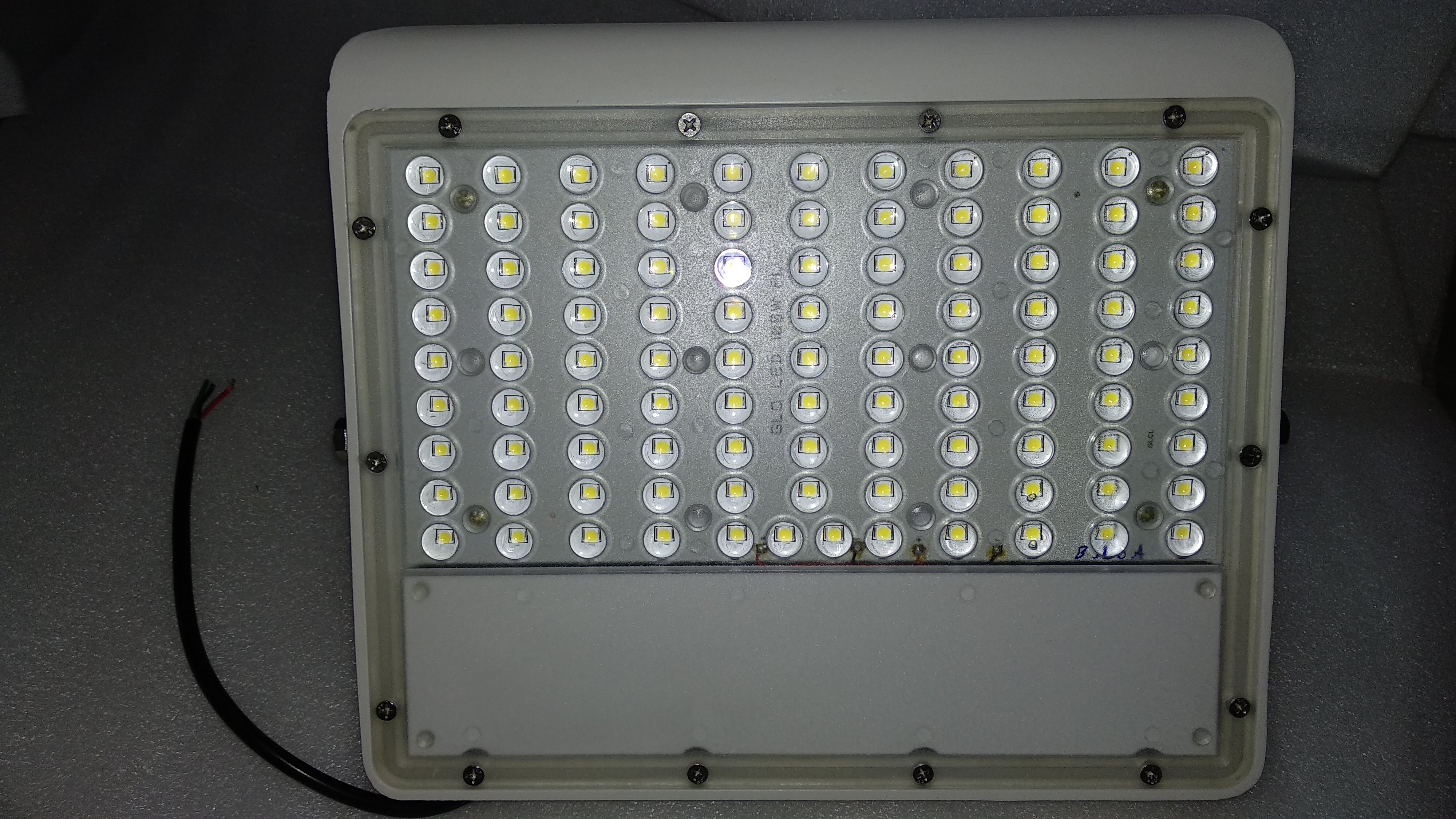 LED Flood Light Lens - 100W (white body) 