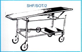 Hospital Furniture (Stretcher on Trolley)