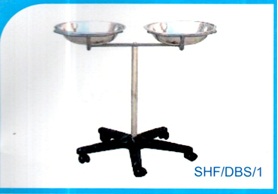 Hospital Furniture (Double / Single Bowl Stand -  Epoxy / Stainless Steel)