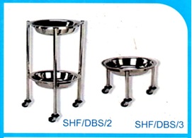 Hospital Furniture (Double / Single Bowl Stand - Epoxy / Stainless Steel)