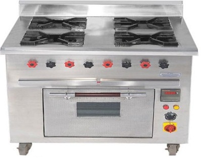 COOKING RANGE WITH OVEN - LPG 2 BURNER (KITCHEN EQUIPMENT)