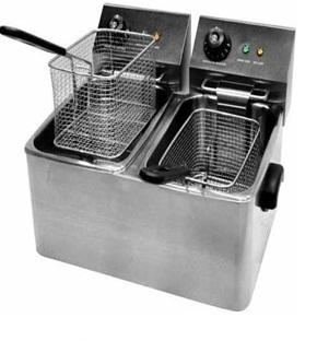 DEEP FAT FRYER - COUNTER TOP MODEL -ELECTRIC TYPE - 6 Ltrs. (KITCHEN EQUIPMENT)