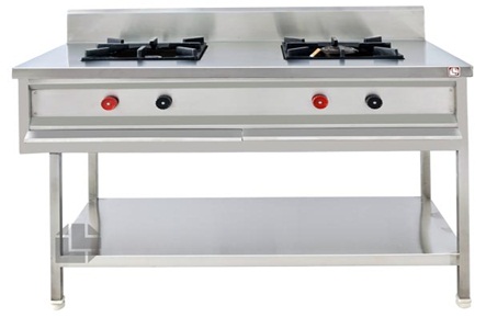 PLATFORM TYPE GAS COOKING - 2 BURNER  (KITCHEN EQUIPMENT)