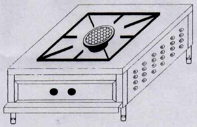 STOCK POT - LPG COUNTER TOP (KITCHEN EQUIPMENT)