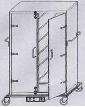 HOT FOOD SERVICE TROLLEY  (KITCHEN EQUIPMENT)