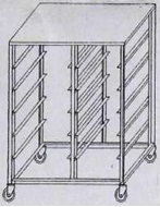 MULTIPURPOSE KITCHEN TROLLEY   (KITCHEN EQUIPMENT)