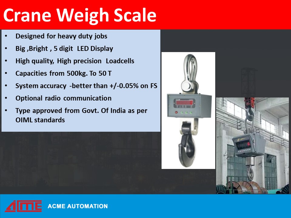 CRANE WEIGH SCALES