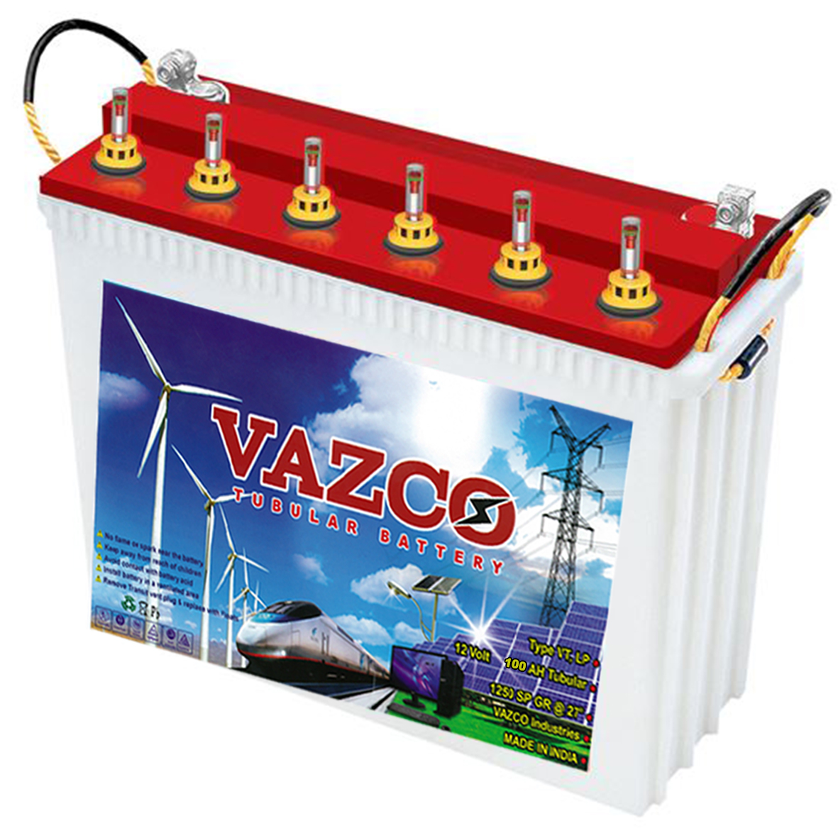 VAZCO 100 Ah 12.0 Volt Lead Acid Battery (Buy Back)