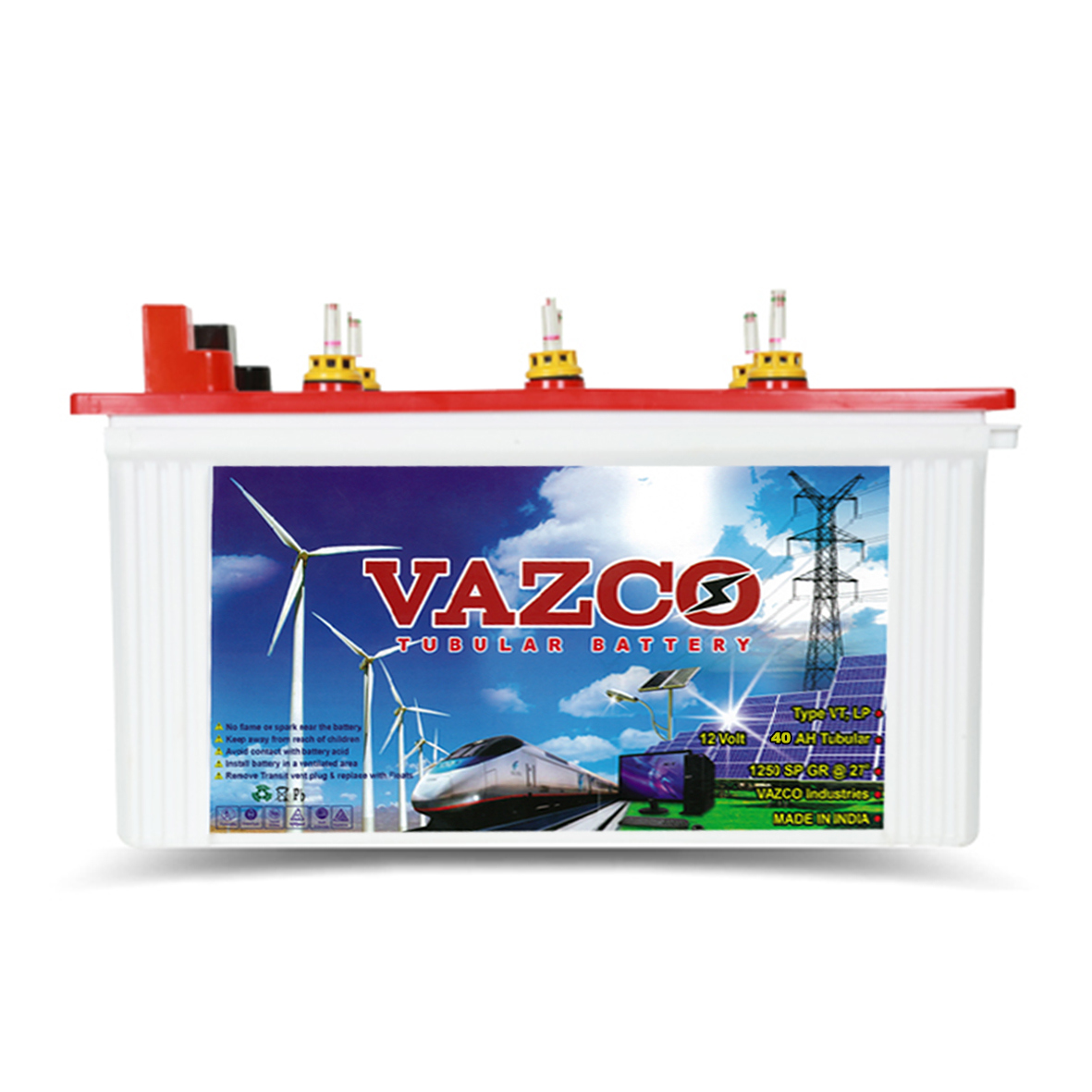 VAZCO 40 Ah 12.0 Volt Lead Acid Battery