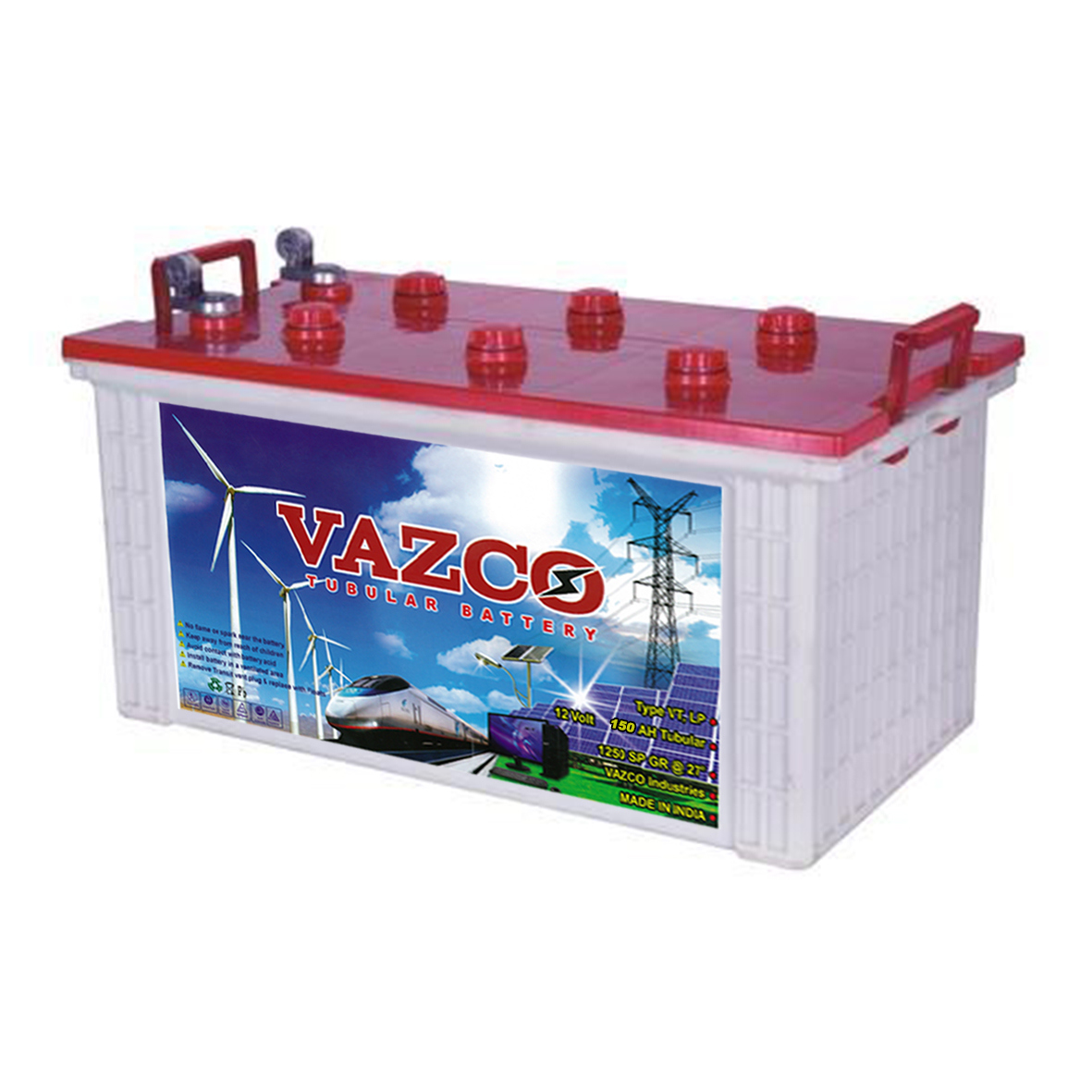 VAZCO 150 Ah 12.0 Volt Lead Acid Battery (Buy Back)