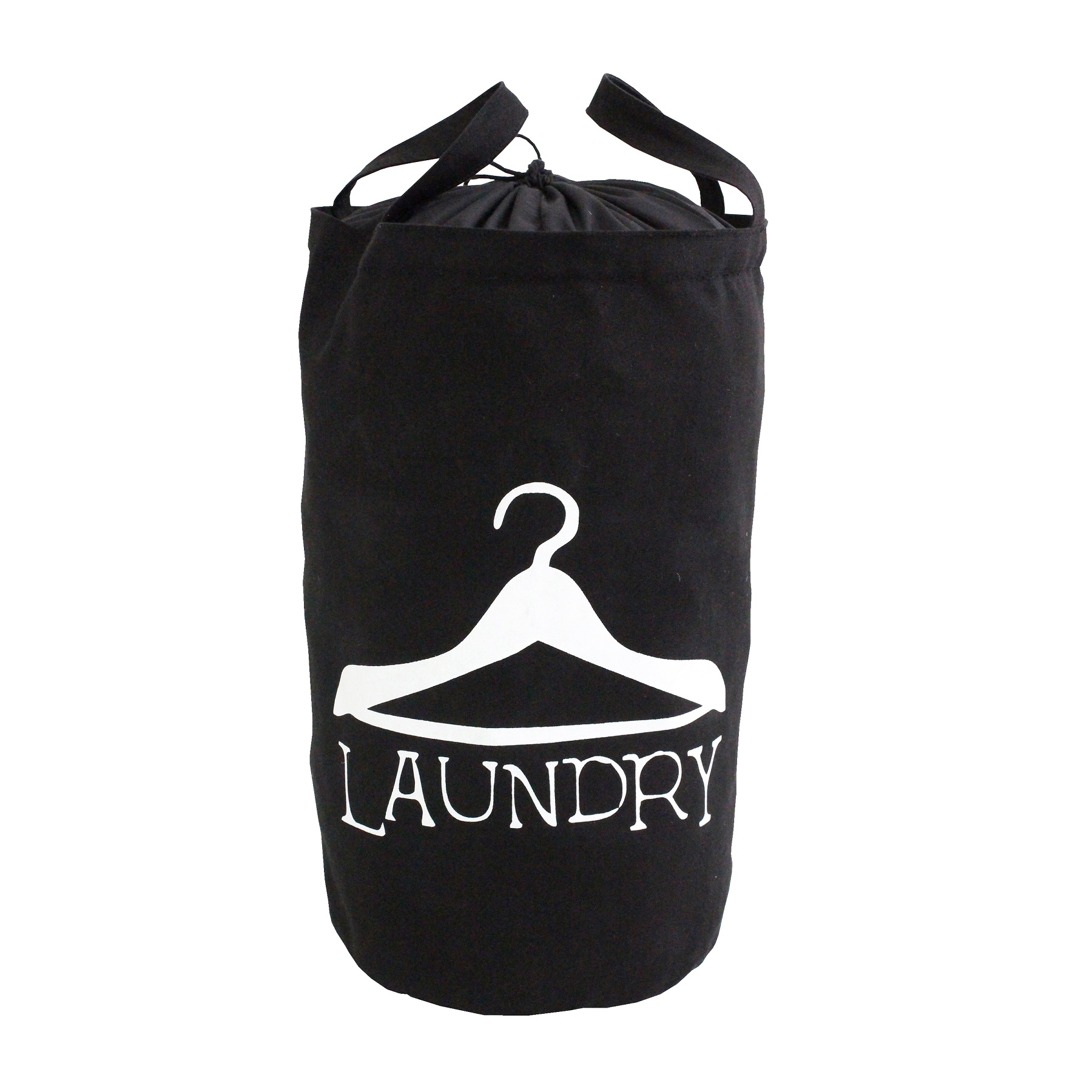 12 Oz Dyed Canvas Round Shape Drawstring Closure Laundry Bag