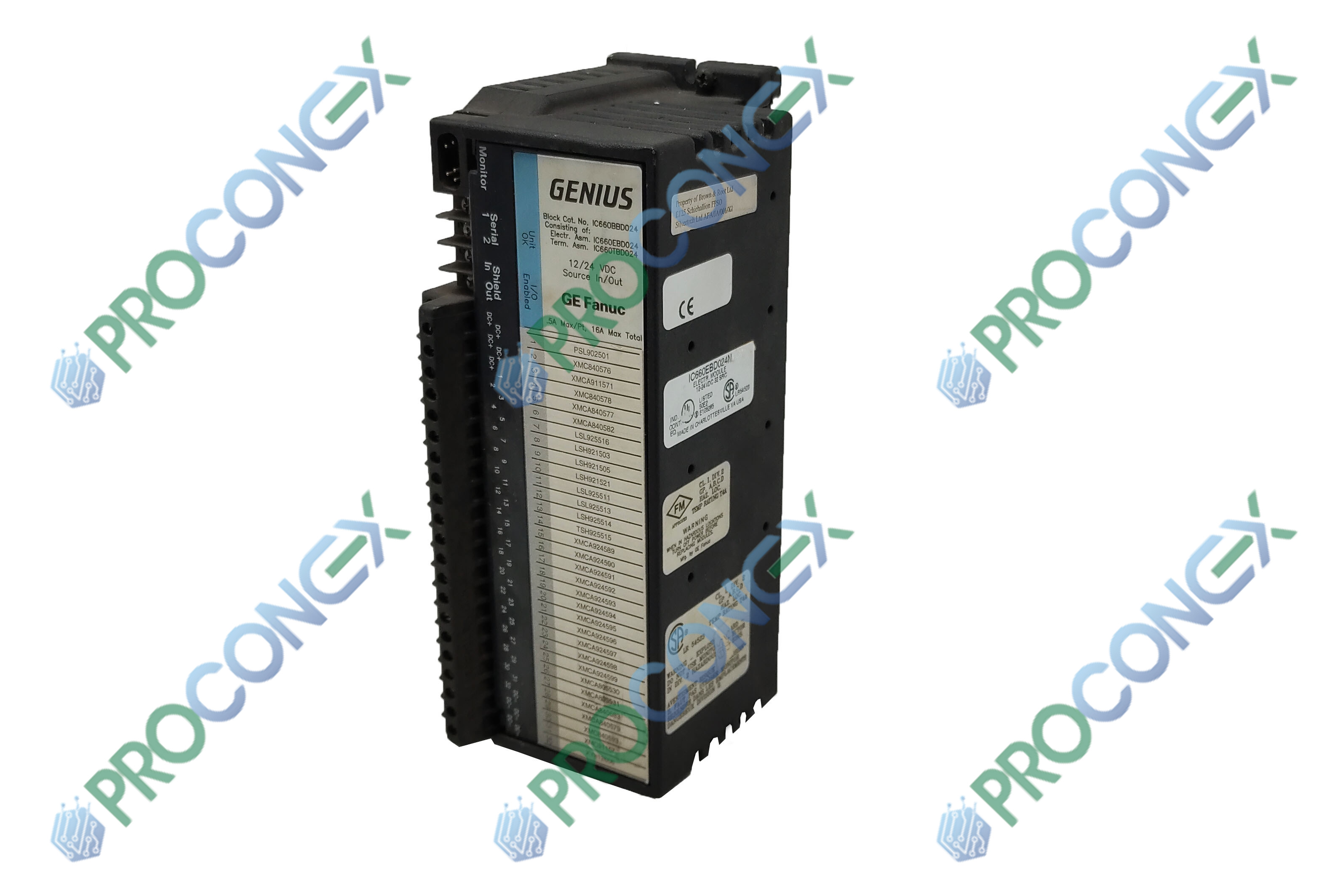 Source/Sink I/O Block - IC660EBD024N