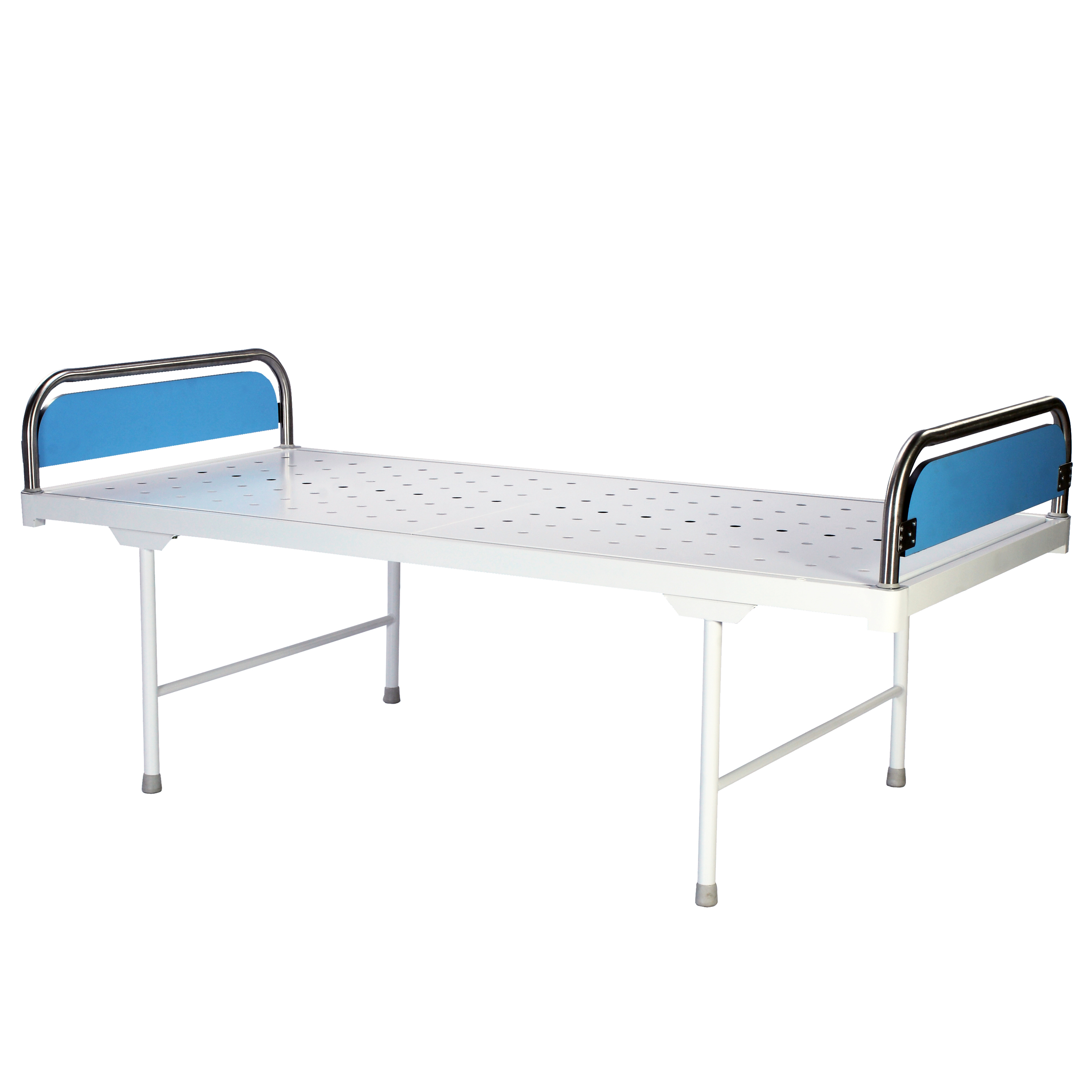 Plain Bed  With Removable Stainless Steel head & foot boards with laminated panels