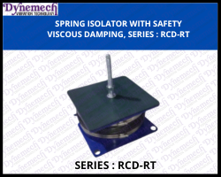 Industrial-Grade Press Spring Isolators With Safety Features, Series-RCD-RT