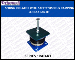 Visco-Elastic Spring Vibration Isolators, Series-RAD-RT