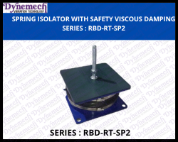 Compact Spring-Viscous Vibration Damping Elements, Series-RBD-RT-SP2