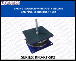 Vibration Control Spring Isolators With Integrated Snubber Systems, Series-RFD-RT-SP2