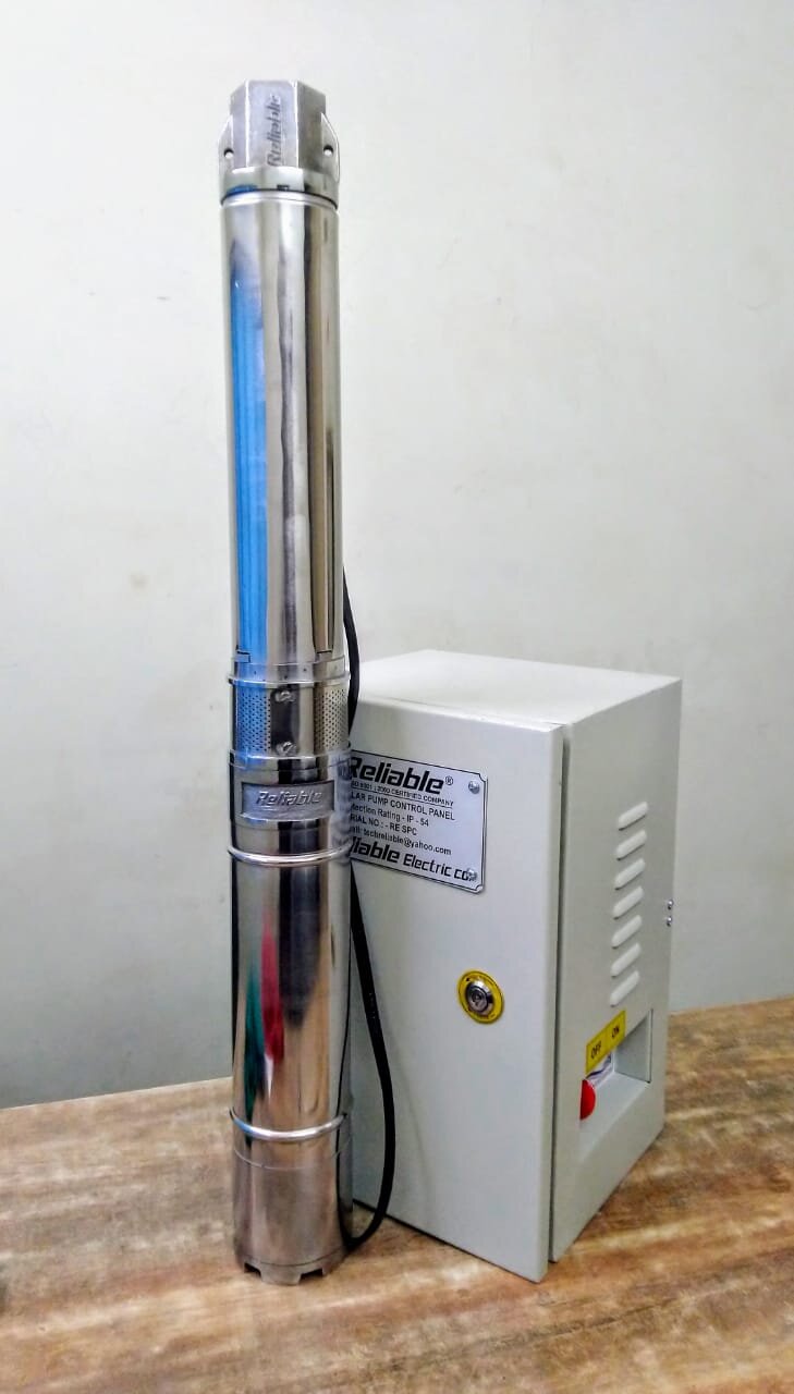 BORE WELL AC,DC SOLAR SUBMERSIBLE PUMP WITH CONTROLLER