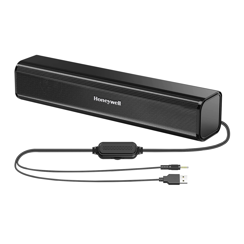 Honeywell MOXIE V500 WIRED SOUNDBAR, USB and 3.5mm Jack