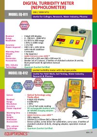 DIGITAL TURBIDITY METER / NEPHOLOMETER