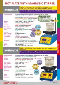 HOT PLATE WITH MAGNETIC STIRRER 