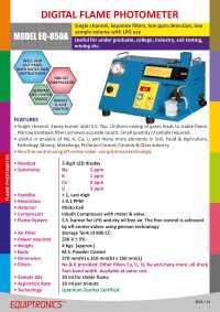 DIGITAL FLAME PHOTOMETER