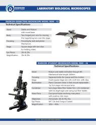 RADICON-DISSECTING MICROSCOPE MODEL RDM – 42. RSM 46